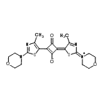 CAS#: 164534-34-3, (4E)-4-[4-Methyl-2-(Morpholin-4-Ium-4-Ylidene)-1,3-Thiazol-5(2H)-Ylidene]-2-[4-Methyl-2-(4-Morpholinyl)-1,3-Thiazol-5-Yl]-3-Oxo-1-Cyclobuten-1-Olate