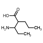 CAS 登录号：164575-79-5， 3-氨基-2-丙基戊酸