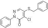 CAS 登录号：16461-34-0， 5-(苄基硫基)-4-氯-2-苯基-3(2H)-哒嗪酮
