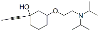 CAS#: 16464-42-9, 3-[2-(Dipropan-2-Ylamino)Ethoxy]-1-Prop-1-Ynyl-Cyclohexan-1-Ol
