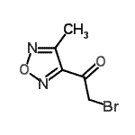 CAS 登录号：165066-97-7， 2-溴-1-(4-甲基-1,2,5-恶二唑-3-基)乙酮