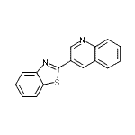 CAS#: 165067-13-0, 3-(1,3-Benzothiazol-2-Yl)Quinoline