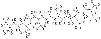 CAS#: 16514-83-3, 2,6,10,15,19,23-Hexa(Methyl-D3)-Tetracosane-1,1,1,2,3,3,4,4,5,5,6,7,7,8,8,9,9,10,11,11,12,12,13,13,14,14,15,16,16,17,17,18,18,19,20,20,21,21,22,22,23,24,24,24-D44
