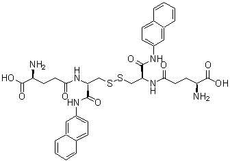 CAS#: 165174-63-0, (2S)-2-Amino-5-[[(1R)-1-[[(2R)-2-[[(4S)-4-Amino-5-Hydroxy-5-Oxo-Pentanoyl]Amino]-3-(2-Naphthylamino)-3-Oxo-Propyl]Disulfanylmethyl]-2-(2-Naphthylamino)-2-Oxo-Ethyl]Amino]-5-Oxo-Pentanoic Acid