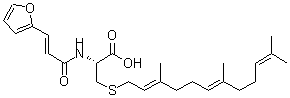 CAS#: 165245-19-2, N-[3-(2-Furanyl)-1-Oxo-2-Propenyl]-S-(3,7,11-Trimethyl-2,6,10-Dodecatrienyl)-L-Cysteine
