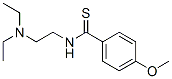 CAS 登录号：16531-21-8， N-[2-(二乙基氨基)乙基]-4-甲氧基硫代苯甲酰胺
