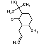 CAS#: 165327-20-8, 2-Allyl-6-(2-Hydroxy-2-Propanyl)-3-Methylcyclohexanone