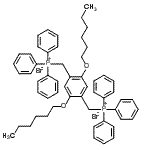 CAS#: 165377-28-6, {[2,5-Bis(Hexyloxy)-1,4-Phenylene]Bis(Methylene)}Bis(Triphenylphosphonium) Dibromide