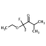 CAS 登录号：165544-40-1， 1-乙氧基-1,1-二氟-3-甲基-2-丁酮