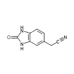 CAS#: 165615-88-3, (2-Oxo-2,3-Dihydro-1H-Benzimidazol-5-Yl)Acetonitrile
