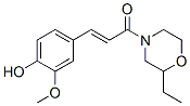 CAS 登录号：16562-70-2， 2-乙基-4-[3-(4-羟基-3-甲氧基苯基)-1-氧代-2-丙烯基]吗啉