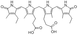 CAS 登录号：16568-56-2， 中胆红素
