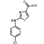 CAS#: 165682-82-6, 2-[(4-Chlorophenyl)Amino]-1,3-Thiazole-4-Carboxylic Acid