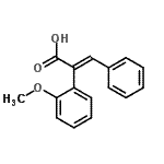 CAS#: 1657-65-4, (2E)-2-(2-Methoxyphenyl)-3-Phenylacrylic Acid