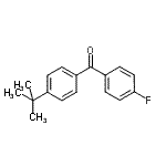 CAS#: 16574-58-6, (4-Fluorophenyl)[4-(2-Methyl-2-Propanyl)Phenyl]Methanone