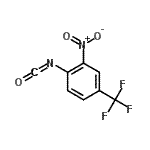 CAS 登录号：16588-70-8， 1-异氰酸-2-硝基-4-(三氟甲基)苯
