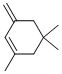 CAS 登录号：16609-28-2， 1,5,5-三甲基-3-亚甲基-环己烯