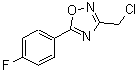 CAS#: 166179-37-9, 3-(Chloromethyl)-5-(4-Fluorophenyl)-1,2,4-Oxadiazole