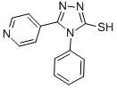 CAS 登录号：16629-40-6， 4-苯基-5-吡啶-4-基-4H-[1,2,4]三唑-3-硫醇