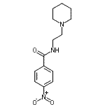 CAS#: 1664-31-9, 4-Nitro-N-[2-(1-Piperidinyl)Ethyl]Benzamide