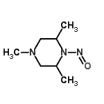 CAS#: 16642-58-3, 2,4,6-Trimethyl-1-Nitrosopiperazine