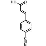 CAS 登录号：16642-94-7， (2E)-3-(4-氰基苯基)丙烯酸