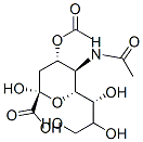 CAS 登录号：16655-75-7， (2S,4S,5R,6R)-5-乙酰氨基-4-乙酰氧基-2-羟基-6-[(1R,2R)-1,2,3-三羟基丙基]四氢吡喃-2-羧酸