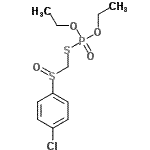 CAS#: 16662-86-5, S-{[(4-Chlorophenyl)Sulfinyl]Methyl} O,O-Diethyl Phosphorothioate