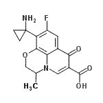 CAS#: 166665-94-7, (3R)-10-(1-AMINOCYCLOPROPYL)-9-FLUORO-2,3-DIHYDRO-3-METHYL-7-OXO-7H-PYRIDO[1,2,3-DE]-1,4-BENZOXAZINE-6-CARBOXYLICACID