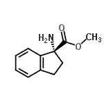 CAS 登录号：166735-12-2， 甲基(1R)-1-氨基-1-茚满羧酸酯
