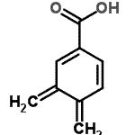 CAS 登录号：166827-94-7， 3,4-二(亚甲基)-1,5-环己二烯-1-羧酸