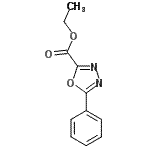 CAS 登录号：16691-25-1， 乙基5-苯基-1,3,4-恶二唑-2-羧酸酯