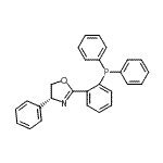 CAS#: 167171-03-1, (4R)-2-[2-(Diphenylphosphino)Phenyl]-4-Phenyl-4,5-Dihydro-1,3-Oxazole