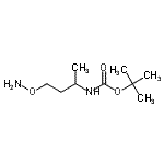 CAS#: 167216-18-4, 2-Methyl-2-Propanyl [4-(Aminooxy)-2-Butanyl]Carbamate