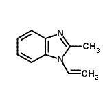 CAS 登录号：1673-62-7， 2-甲基-1-乙烯基-1H-苯并咪唑