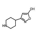 CAS#: 167414-93-9, 3-(4-Piperidinyl)-1,2-Oxazol-5-Ol