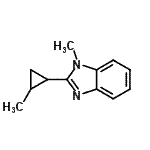 CAS 登录号：167483-60-5， 1-甲基-2-(2-甲基环丙基)-1H-苯并咪唑