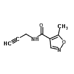 CAS 登录号：167538-18-3， 5-甲基-N-(2-丙炔-1-基)-1,2-恶唑-4-甲酰胺