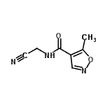 CAS#: 167538-19-4, N-(Cyanomethyl)-5-Methyl-1,2-Oxazole-4-Carboxamide