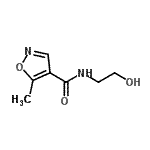 CAS 登录号：167538-23-0， N-(2-羟基乙基)-5-甲基-1,2-恶唑-4-甲酰胺