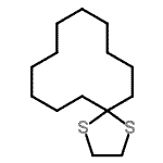 CAS 登录号：16775-67-0， 1,4-二硫杂螺[4.11]十六烷