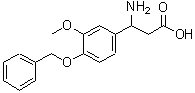 CAS 登录号：167887-37-8， 3-氨基-3-[4-(苄氧基)-3-甲氧基苯基]丙酸