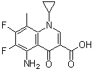 CAS#: 167888-38-2, 5-Amino-1-Cyclopropyl-6,7-Difluoro-8-Methyl-4-Oxo-1,4-Dihydro-3-Quinolinecarboxylic Acid