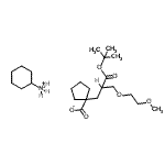 CAS#: 167944-94-7, Cyclohexanaminium 1-{2-[(2-Methoxyethoxy)Methyl]-3-[(2-Methyl-2-Propanyl)Oxy]-3-Oxopropyl}Cyclopentanecarboxylate