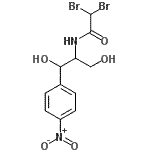 CAS 登录号：16803-75-1， 2,2-二溴-N-[1,3-二羟基-1-(4-硝基苯基)-2-丙基]乙酰胺