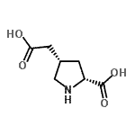 CAS 登录号：168034-54-6， (4S)-4-(羧甲基)-D-脯氨酸