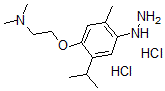 CAS#: 16809-63-5, 5-(2-(Dimethylamino)ethoxy)-p-cymene-2-ylhydrazine dihydrochloride
