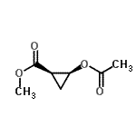 CAS 登录号：168141-89-7， 甲基(1R,2S)-2-乙酰氧基环丙烷羧酸酯