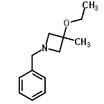 CAS 登录号：168144-35-2， 1-苄基-3-乙氧基-3-甲基吖丁啶