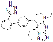 CAS 登录号：168152-77-0， N,N-二乙基-7-丙基-6-[[4-[2-(2H-四唑-5-基)苯基]苯基]甲基]-[1,2,4]三唑并[1,5-a]嘧啶-5-胺